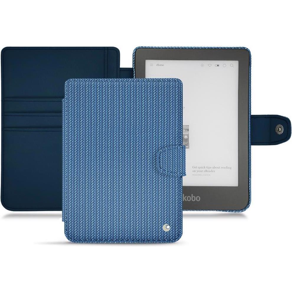 Noreve Lederschutzhülle Wallet (Clara HD), eReader Zubehör, Blau