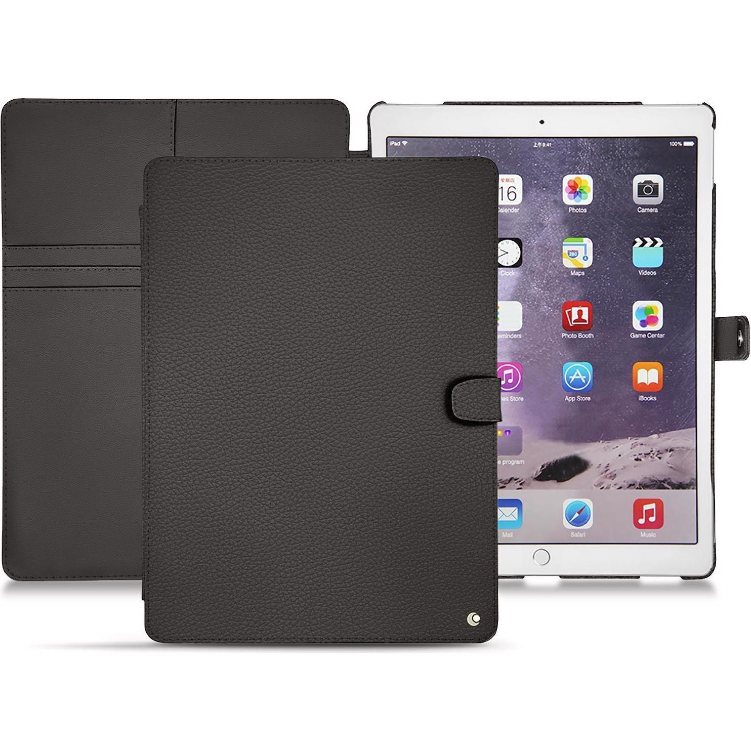 Thumbnail - Noreve Lederschutzhülle Wallet (iPad Pro 12.9), Tablet Hülle, Grau