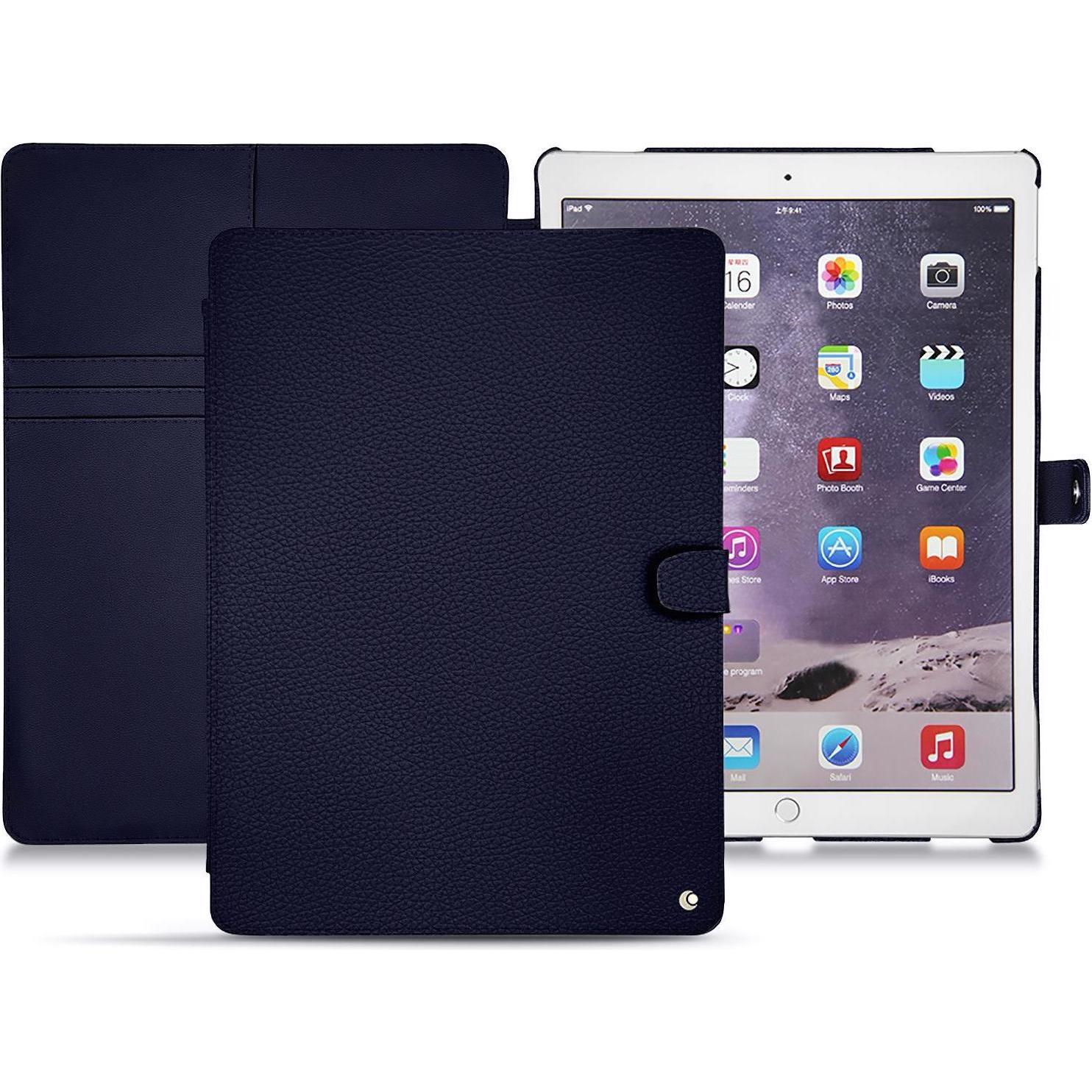 Noreve Lederschutzhülle Wallet (iPad Pro 12.9), Tablet Hülle, Blau