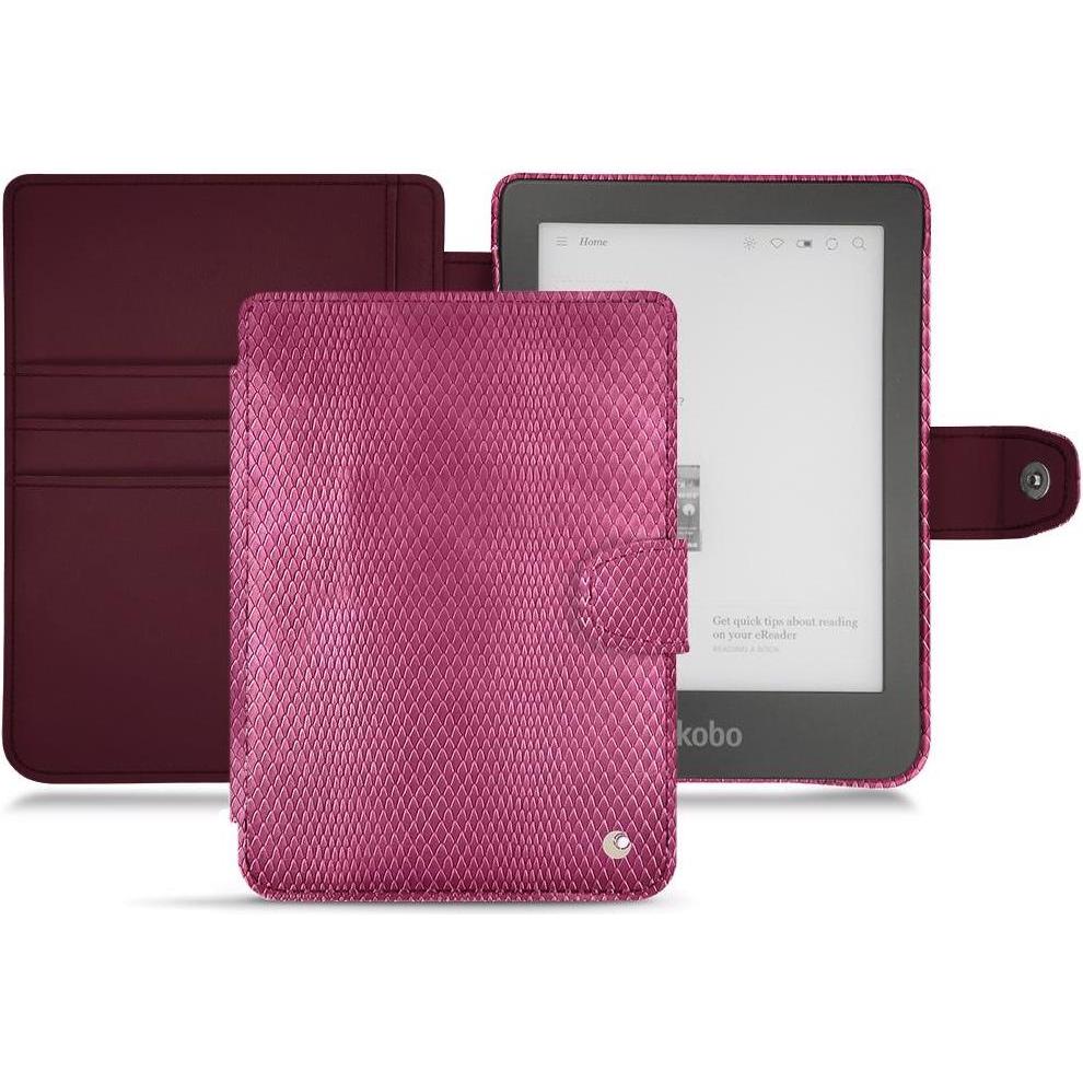 Noreve Lederschutzhülle Wallet (Clara HD), eReader Zubehör, Rosa