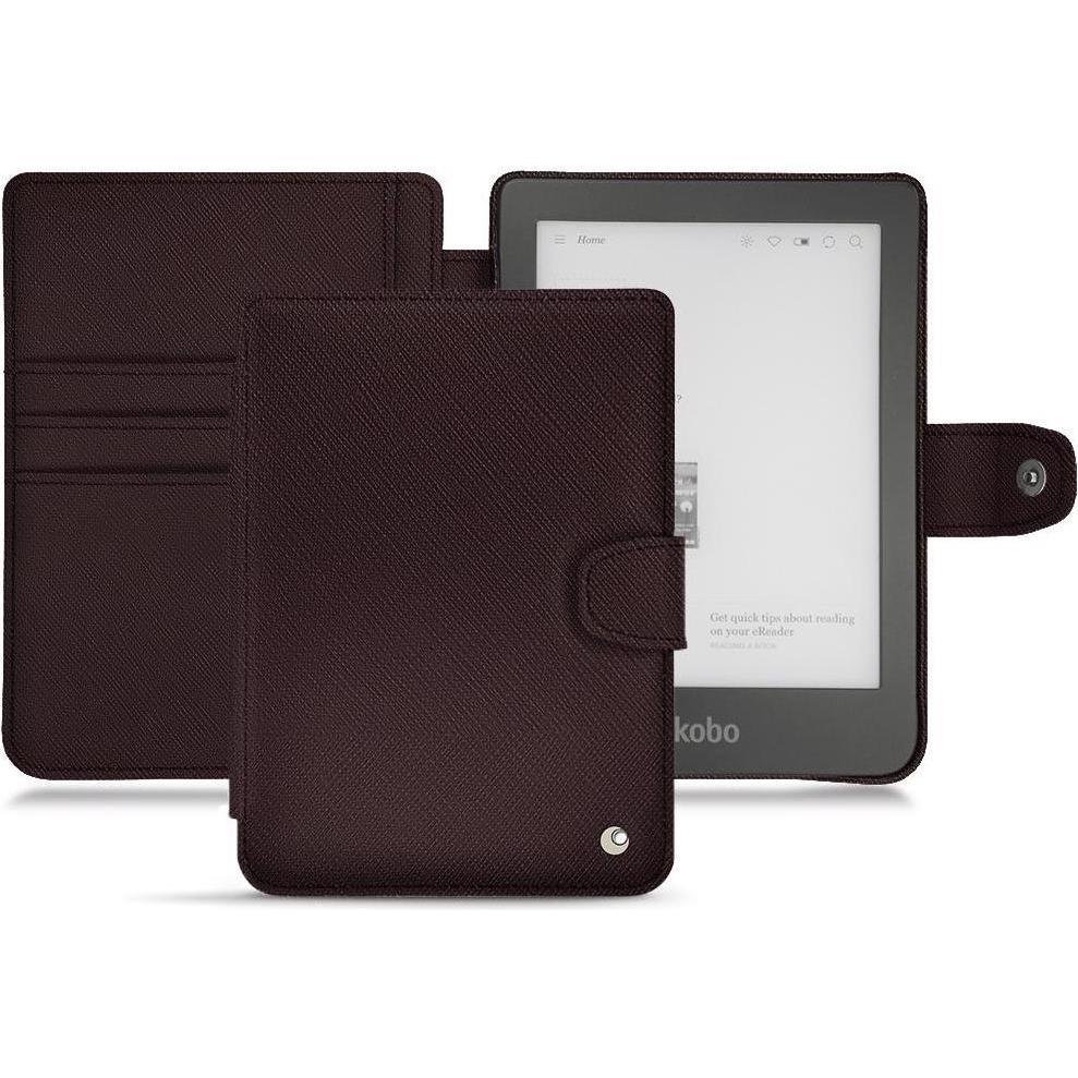 Noreve Lederschutzhülle Wallet (Clara HD), eReader Zubehör, Braun