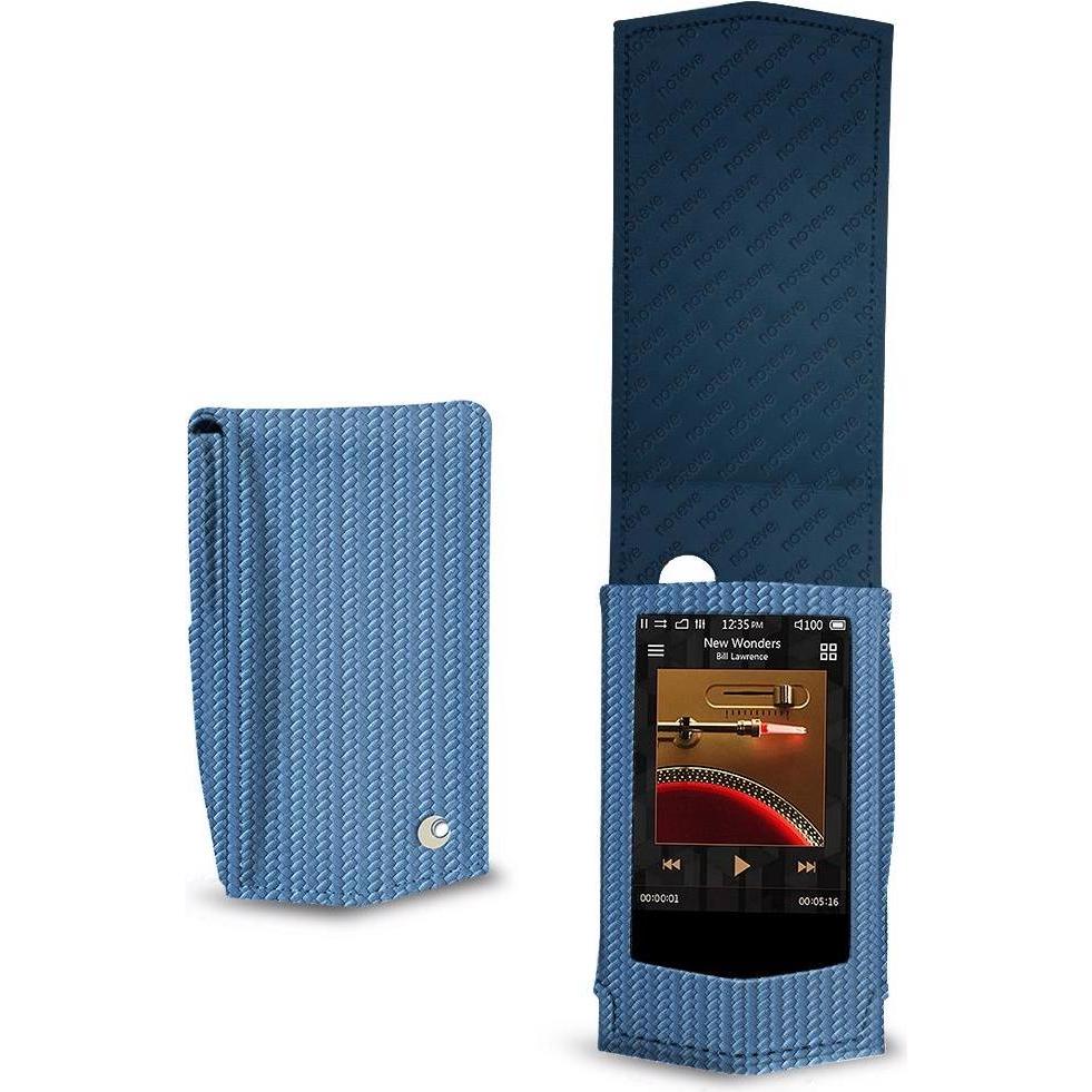 Noreve Lederschutzhülle vertikal, MP3 Tasche + Hülle, Blau