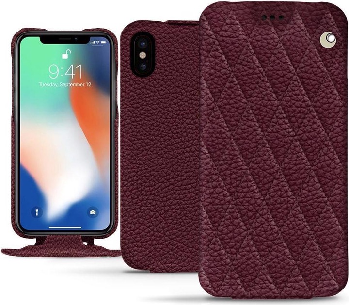 Noreve Lederschutzhülle vertikal (Apple iPhone XS Max)