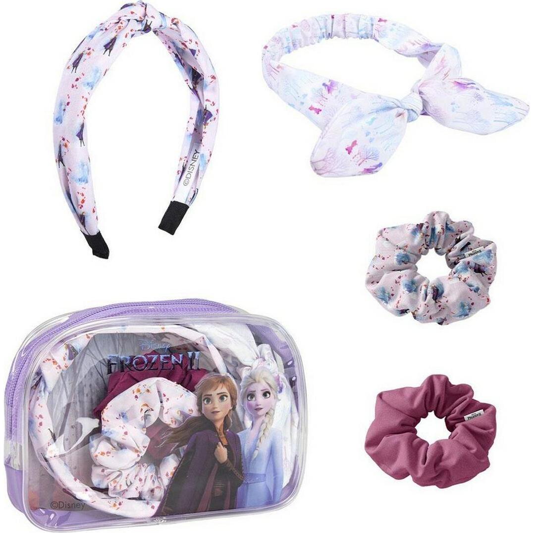 Disney Frozen, Ornamenti per capelli, II - beauty set accessori 4 pezzi, multi