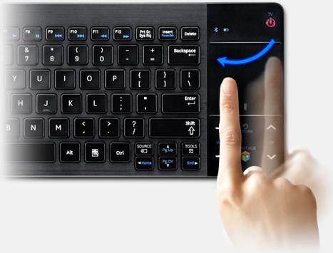 Produktbild Samsung VG-KBD1000/ZG, bluetooth Tastatur, für SmartTV's und Mobilegeräte, DE-Layout