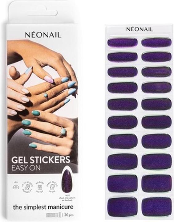Produktbild Neonail Easy On (Nagelkleber, Purple)