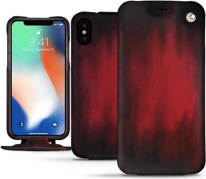 Noreve Lederschutzhülle vertikal (Apple iPhone XS Max)