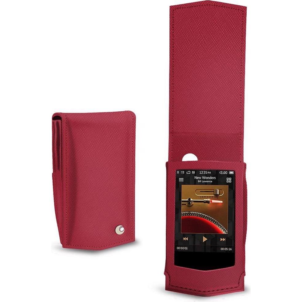Noreve Lederschutzhülle vertikal, MP3 Tasche + Hülle, Rot