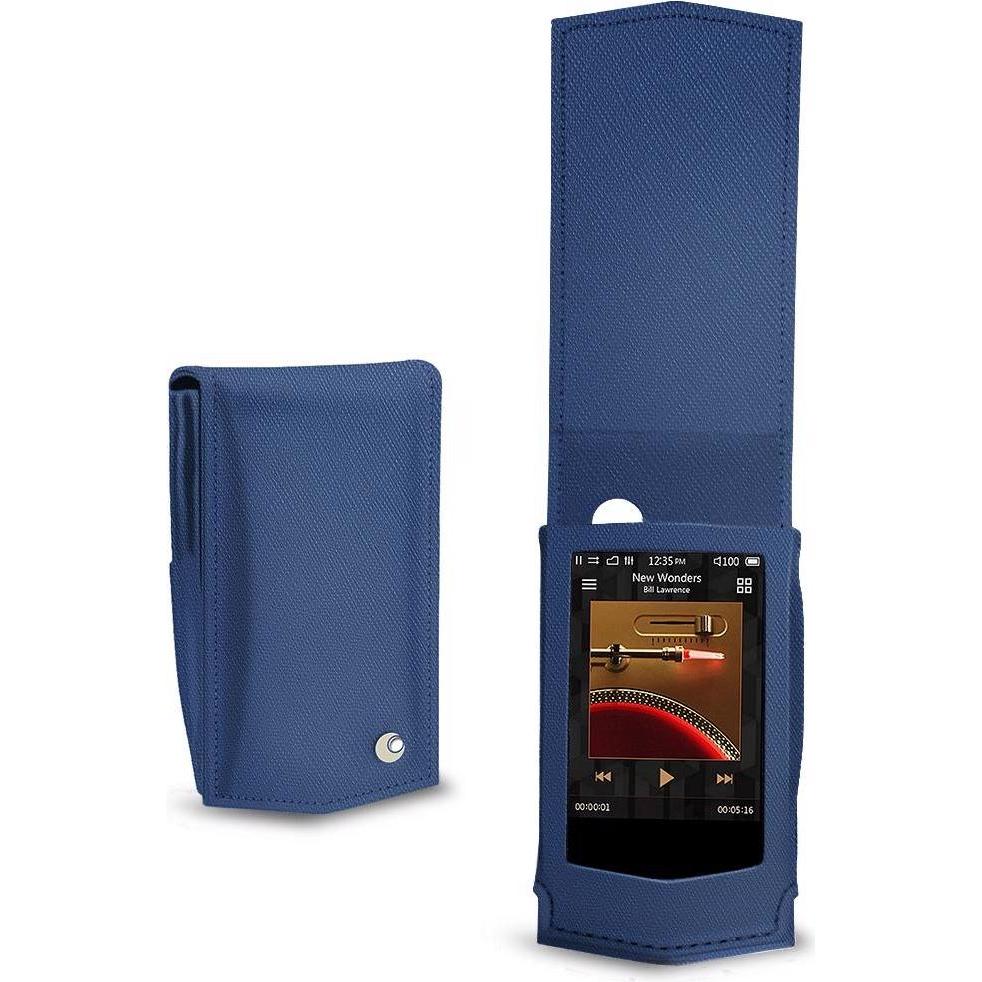 Noreve Lederschutzhülle vertikal, MP3 Tasche + Hülle, Blau
