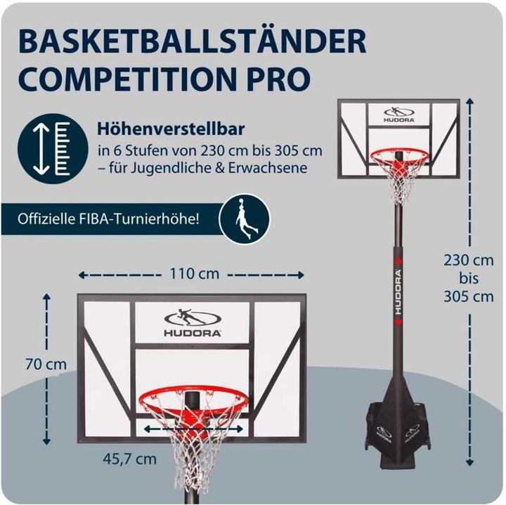 Produktbild Hudora Basketballständer Competition Pro
