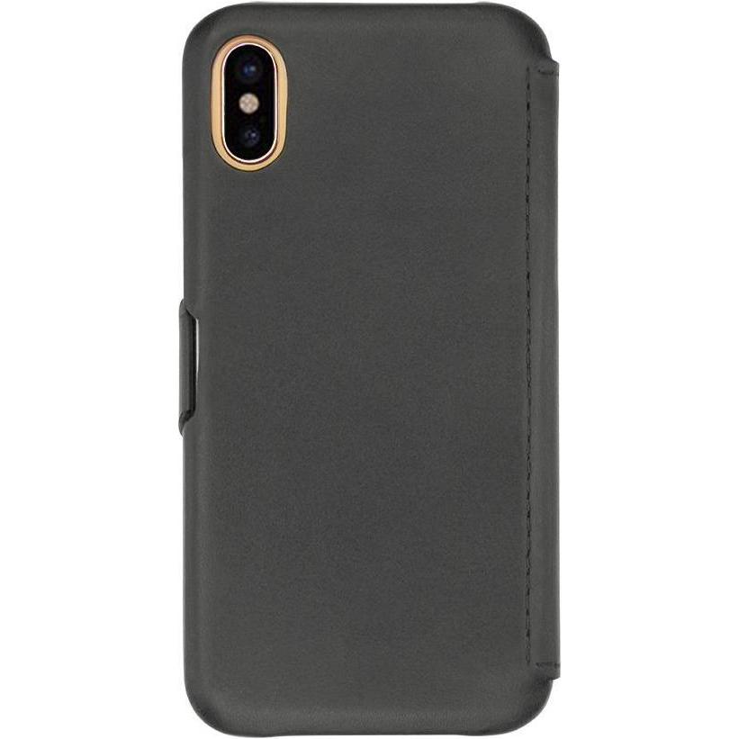 Noreve Lederschutzhülle horizontal (Apple iPhone XS), Smartphone Hülle, Rot