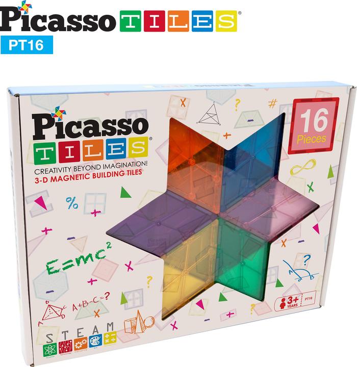 Productafbeelding PicassoTiles Picasso Tegels - Geometrie Stijlen Set