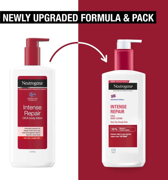 Actual product image Neutrogena Norwegian Formula Regenerating body emulsion for very dry, rough skin 400 ml (Body lotion, 400 ml)