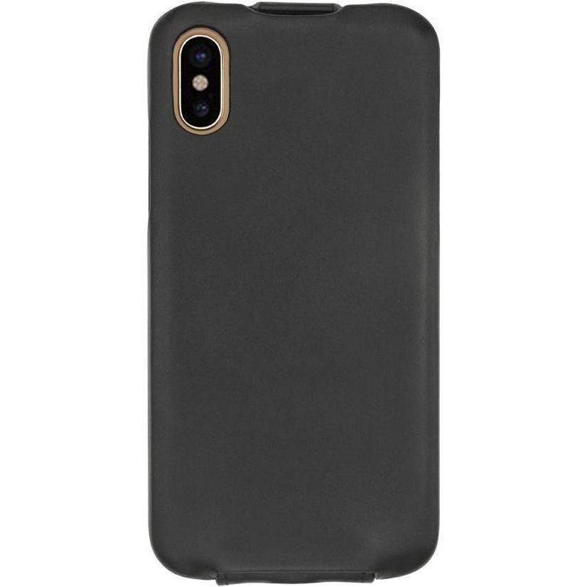 Thumbnail - Noreve Lederschutzhülle vertikal (Apple iPhone XS), Smartphone Hülle, Grau