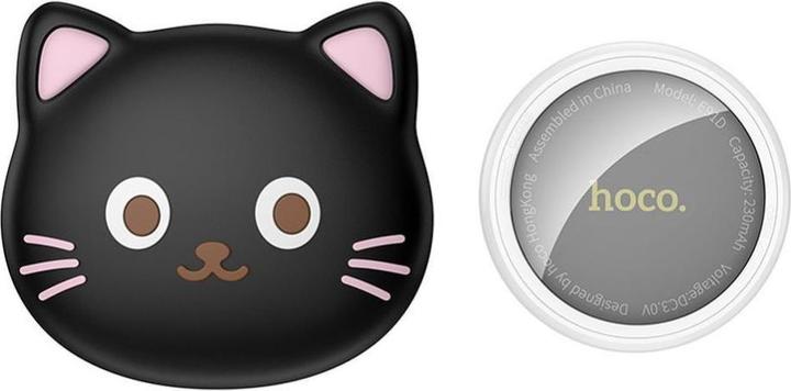Actual product image Hoco Other Computer Accessory Locator compatible with Apple Find My Cat shape E91D black (iOS, iPadOS)