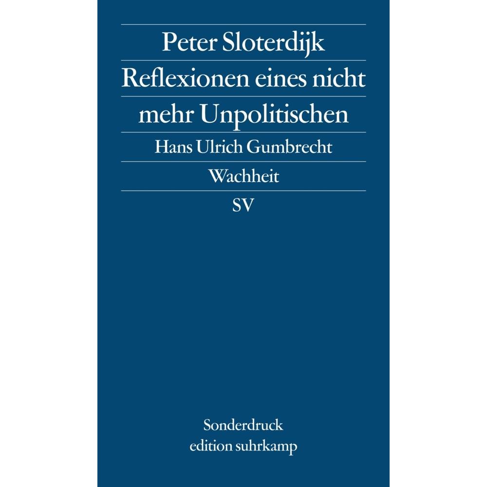 Thumbnail - Reflexionen eines nicht mehr Unpolitischen, Fachbücher von Peter Sloterdijk