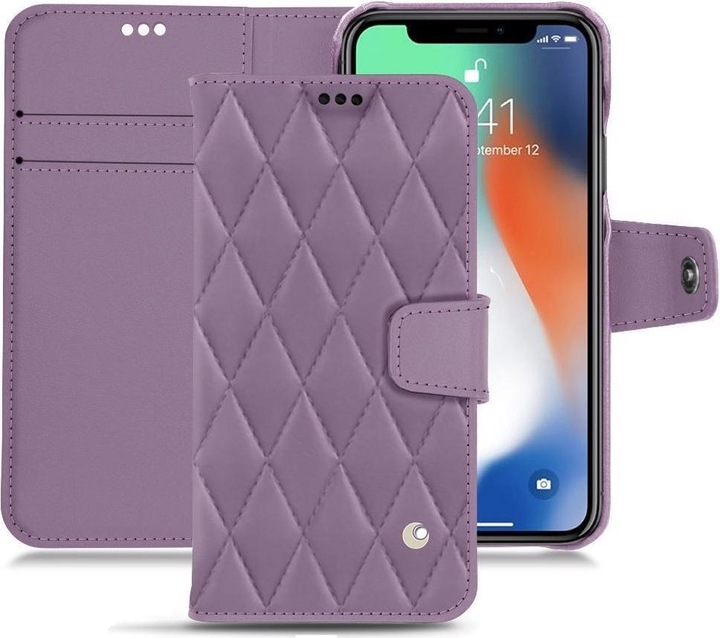 Noreve Lederschutzhülle Wallet (Apple iPhone XR)