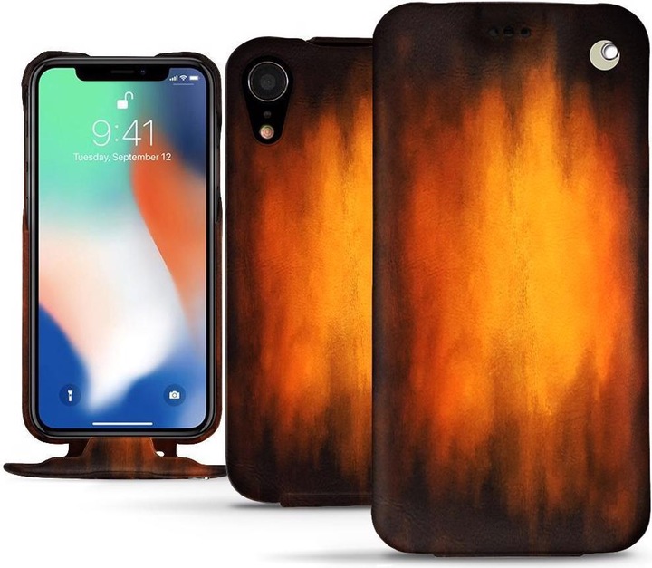 Actual product image Noreve Leather cover vertical (Apple iPhone XR)