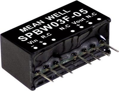 Actual product image MeanWell DC/DC converter modules Series Case Single Output 1 regulated