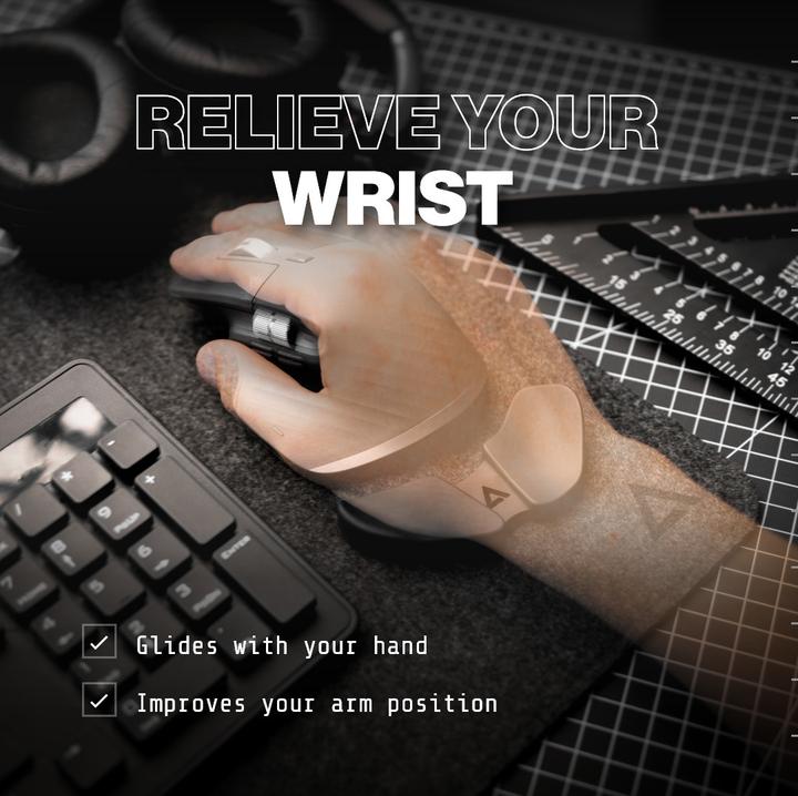 Immagine prodotto Deltahub Carpio 2.0 Supporto per il polso della mano destra, taglia S, grigio
