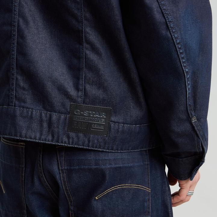 Produktbild G-Star Bend Jacket, blau, getragener Look, bequemer Sitz (S)