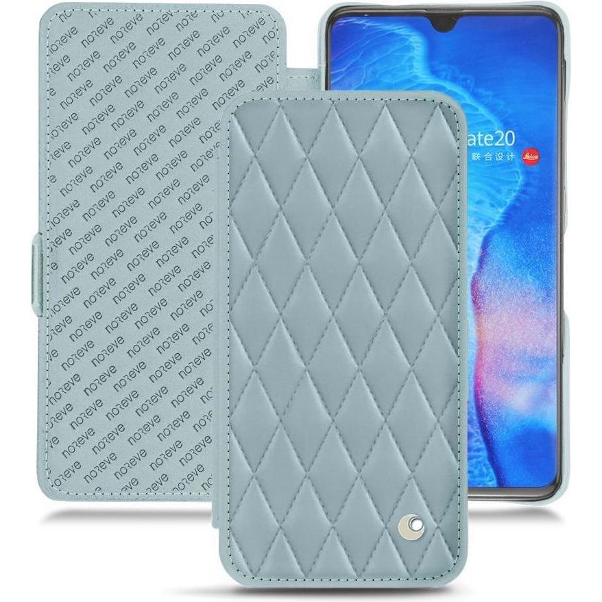 Thumbnail - Noreve Lederschutzhülle horizontal (Huawei Mate 20), Smartphone Hülle, Blau