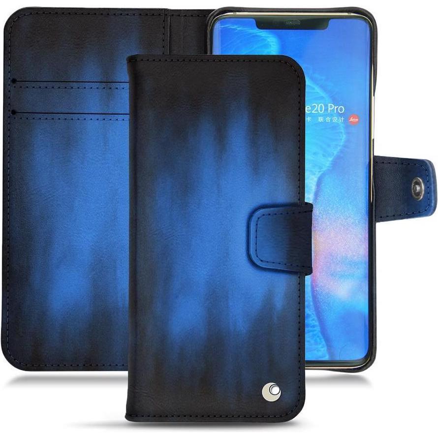 Thumbnail - Noreve Lederschutzhülle Wallet (Huawei Mate 20 Pro), Smartphone Hülle, Blau