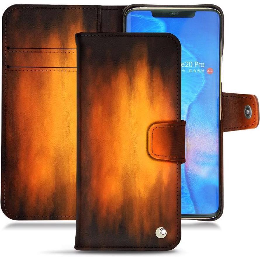 Thumbnail - Noreve Lederschutzhülle Wallet (Huawei Mate 20 Pro), Smartphone Hülle, Violett