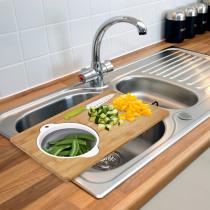 Produktbild Cook Concept Schneidebrett mit Sieb - Bambus