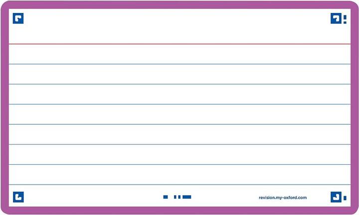 Produktbild Oxford FLASH 2.0 Karteikarten (75 x 125 mm, 80 x)