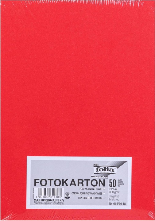 Actual product image Folia Photo cardboard colored format A4 (300 g/m², 1 x)