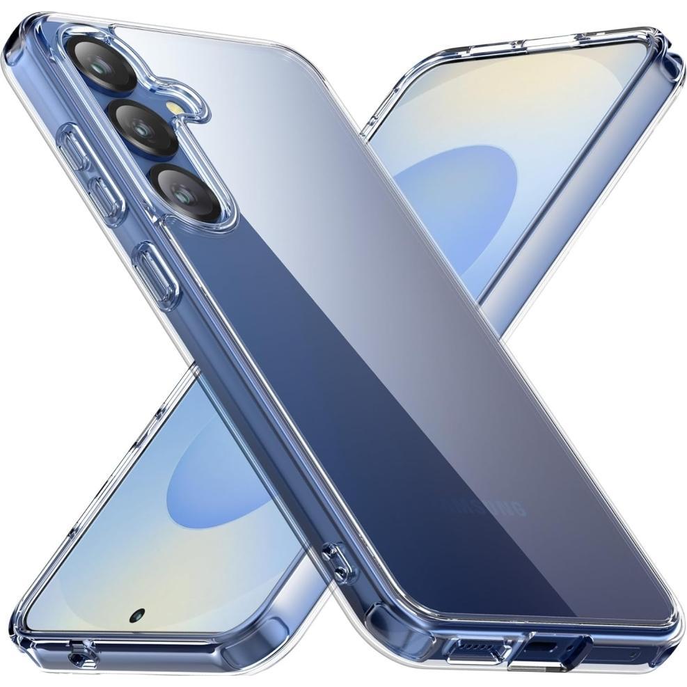 Screenguard SuperClear Hybrid Case (Samsung Galaxy S25), Smartphone Hülle, Transparent