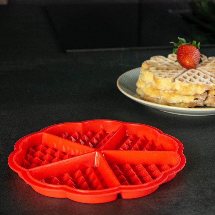 Actual product image Intirilife 2er Set Silikon Waffelformen (18.50 cm)