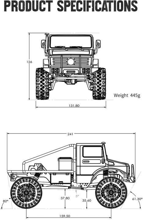 Image du produit Absima CR18P 2024 T-Hunter BLS Brushless 1:18 RC Modèle réduit de voiture électrique Crawler Allr
