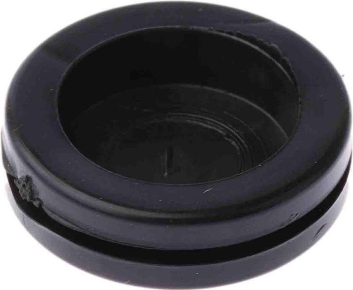 RS PRO Blindtülle bis Ø 20.5mm Loch ø 25mm PVC Schwarz