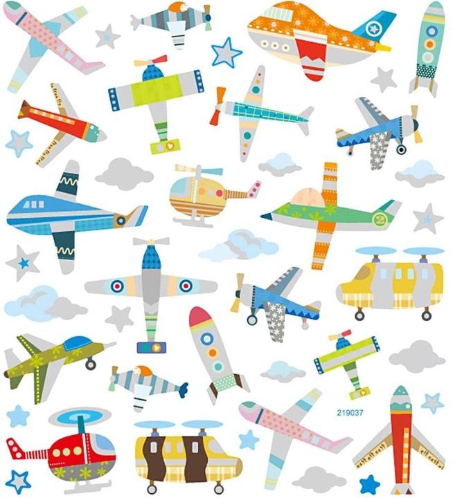 Produktbild Creativ Company Motivsticker Flugzeuge 1 Blatt