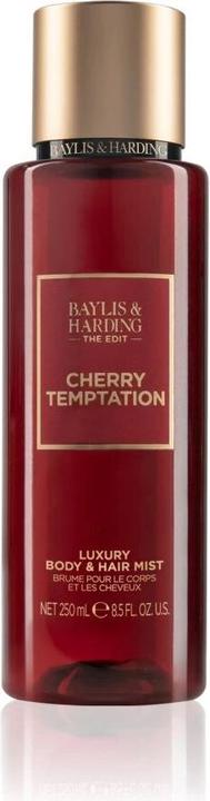 Actual product image Baylis & Harding The Edit Cherry Temptation Body And Hair Mist - 250 Ml (250 ml, Body & hair fragrance spray)