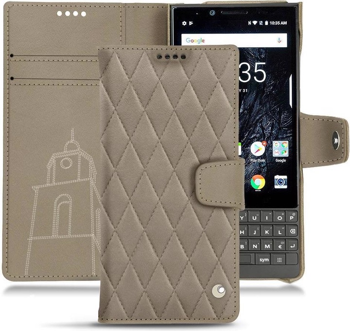 Produktbild Noreve Lederschutzhülle Wallet (Blackberry KEY2)