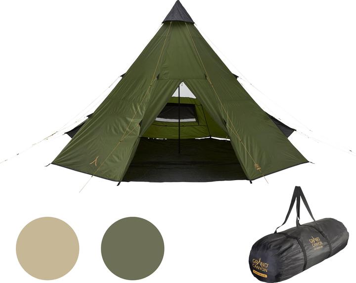 Productafbeelding Grand Canyon Zwarte watervallen 8 (Koepeltent, 9 kg)