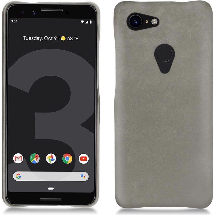 Thumbnail - Noreve Lederschutzhülle (Google Pixel 3 XL), Smartphone Hülle, Grau
