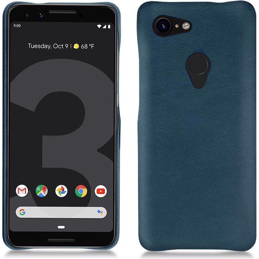 Noreve Lederschutzhülle (Google Pixel 3 XL), Smartphone Hülle, Blau