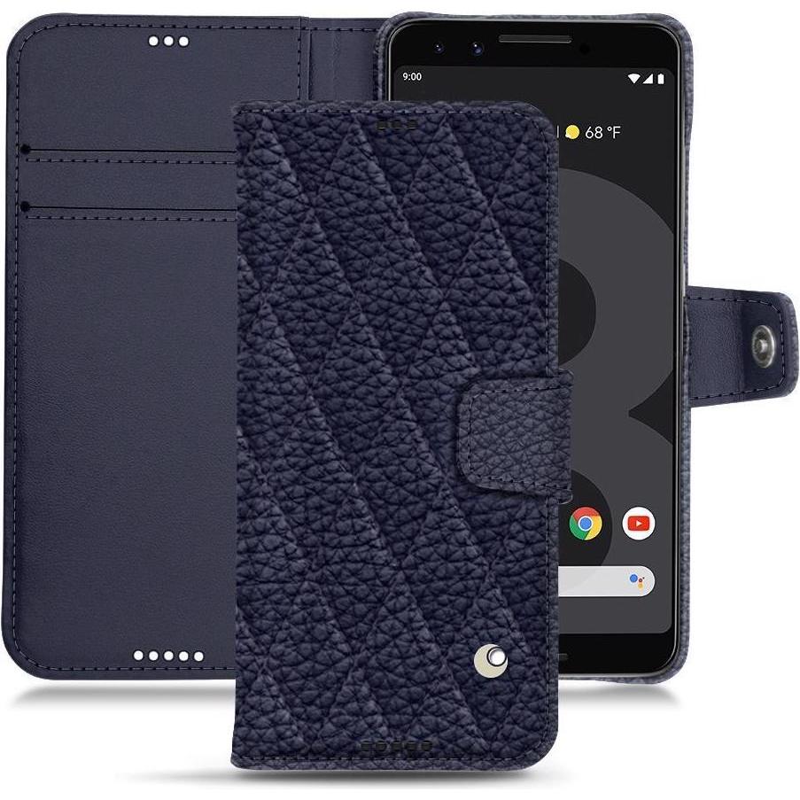 Noreve Lederschutzhülle Wallet (Google Pixel 3 XL), Smartphone Hülle, Violett