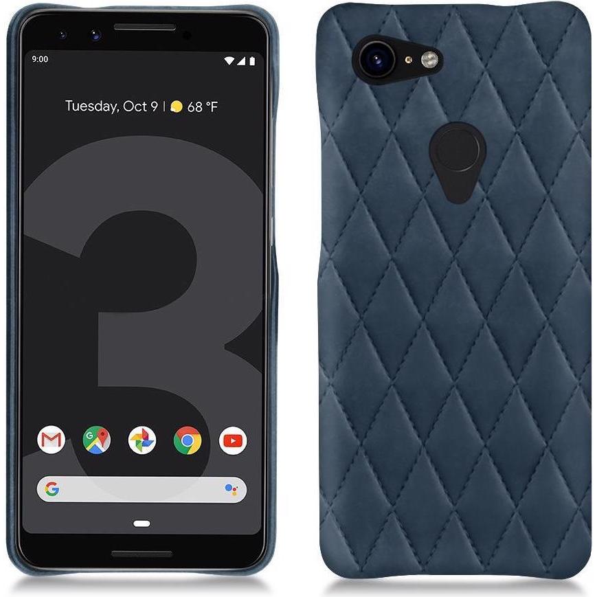 Noreve Lederschutzhülle (Google Pixel 3 XL), Smartphone Hülle, Blau