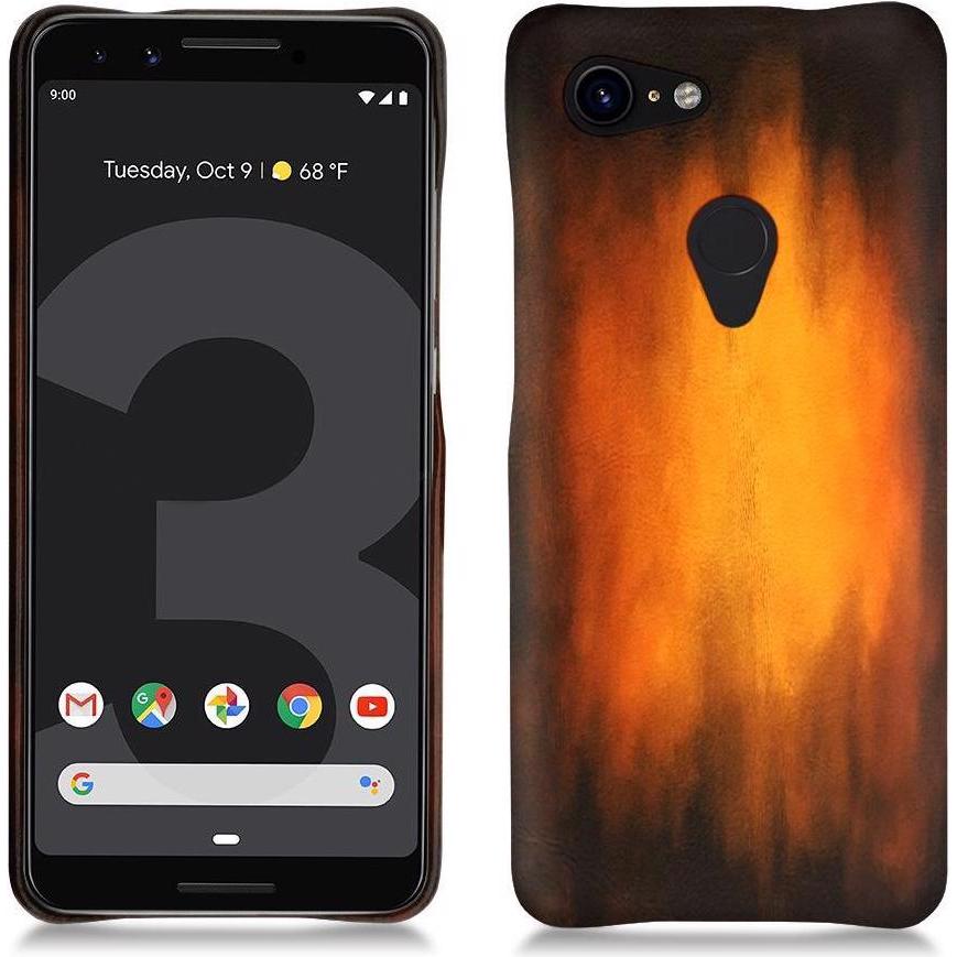 Noreve Lederschutzhülle (Google Pixel 3 XL), Smartphone Hülle, Violett