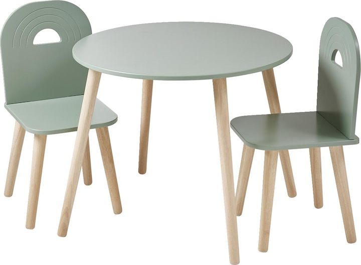 Produktbild Vertbaudet Kinderzimmer-Set: Tisch & 2 Stühle REGENBOGEN (Kindersofa)
