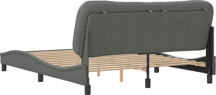 Produktbild vidaXL Bettgestell mit Kopfteil Stoff (160 x 200 cm)
