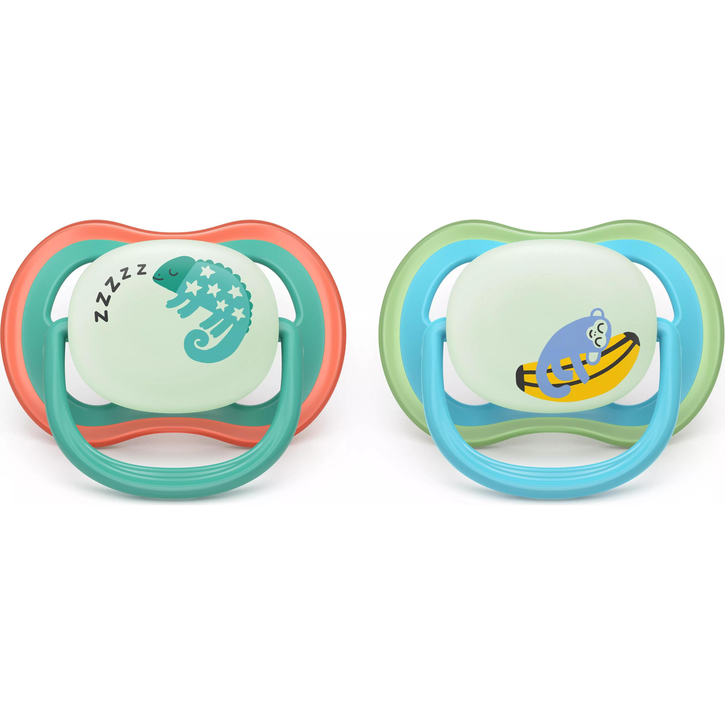 Philips Avent, Nuggi, Ultra lucht nacht (2x, 6 - 18 Maanden)