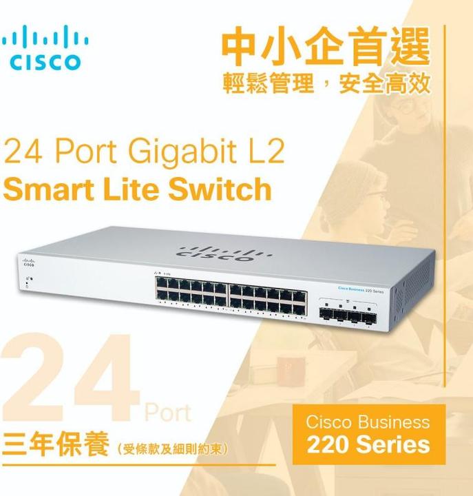 Image du produit Cisco Business 220 (28 Ports)