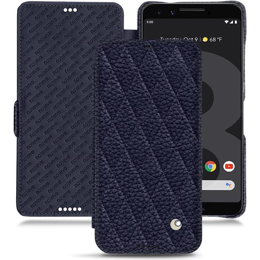 Noreve Lederschutzhülle horizontal (Google Pixel 3 XL), Smartphone Hülle, Violett