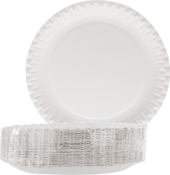 Actual product image Idena Party plate D23cm white 100s FSC mix (100x)